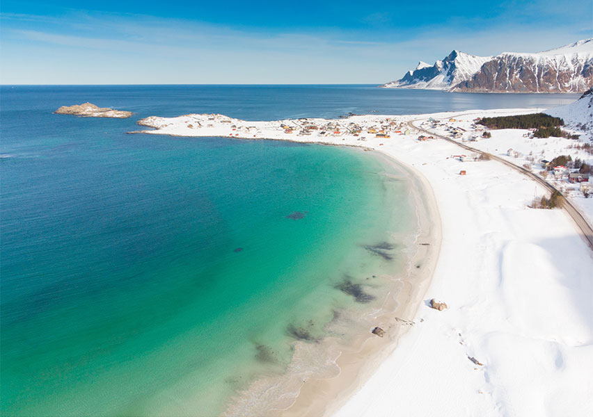 Aurora boreale: Harstad e Isole Lofoten