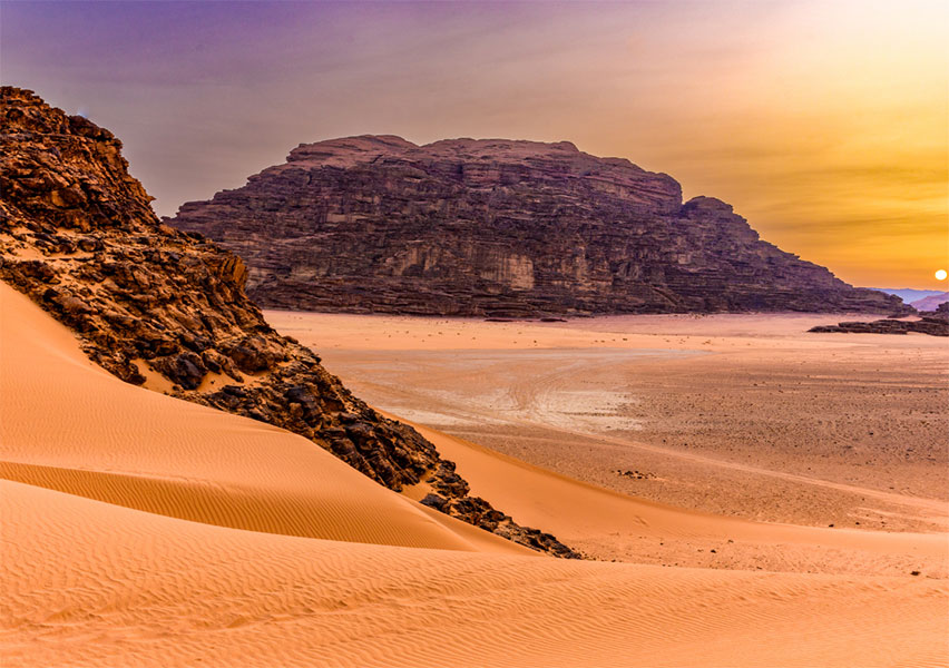 Il Deserto del Wadi Rum Il Deserto del Wadi Rum