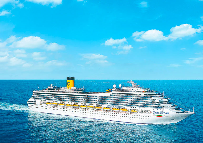 Costa Fortuna - partenza di gruppo Costa Fortuna - partenza di gruppo